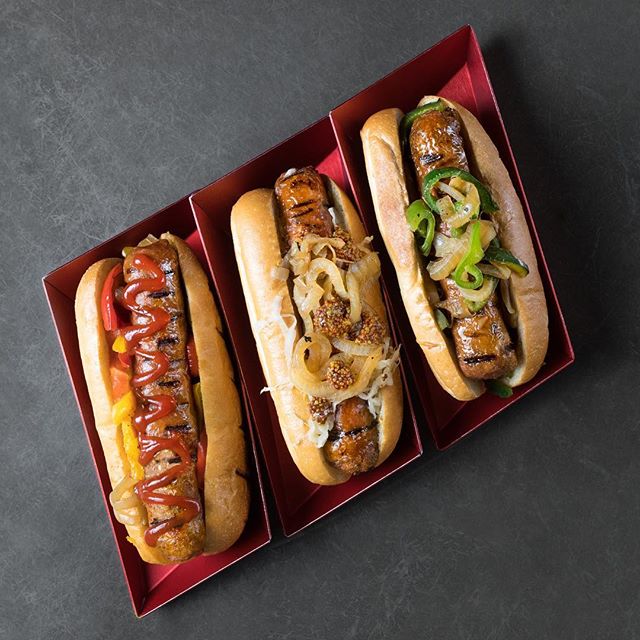 Come try the new Beyond Sausages from BeyondMeat starting TODAY at both DTLA & Venice. These 100% plant-based sausages look & taste like the real deal, and have no gluten, soy or GMOs. You'll be blown away when you try it! #beyondsausage