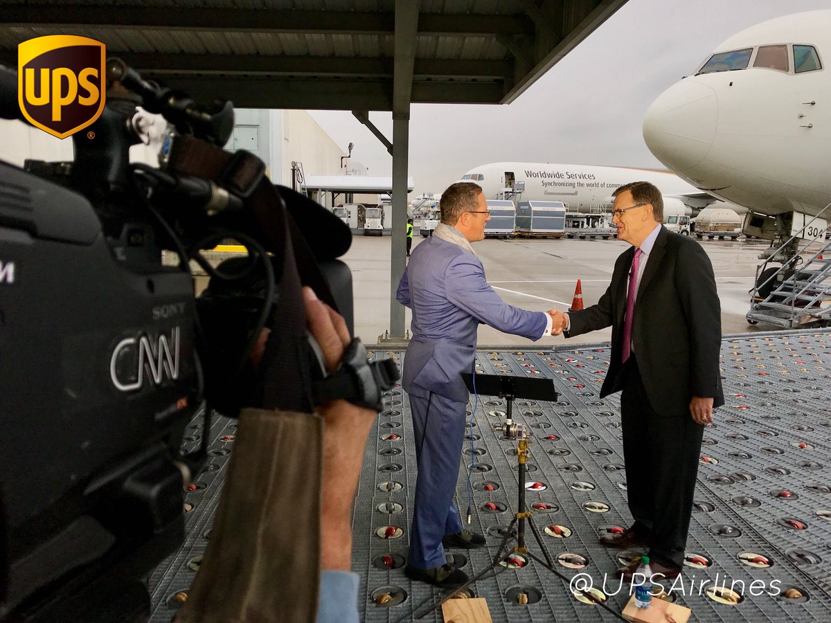 UPSAirlines's tweet image. LIVE now - @UPS CEO David Abney talking with @CNN Anchor Richard Quest on @questCNN Quest Means Business. Topics include global economy, global e-commerce and the state of our business today. ✈️📦
