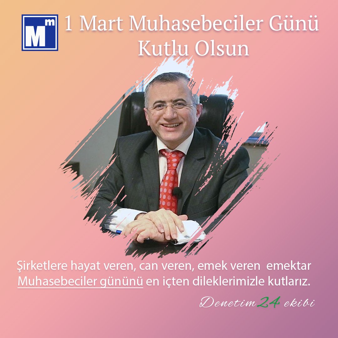 MuhsinBilgi1's tweet photo. 1 Mart Muhasebeciler Günü  Kutlu Olsun!
Şirketlere hayat veren, can veren, emek veren emektar 
Muhasebeciler gününü en içten dileklerimizle kutlarız. / Denetim24 Ekibi.

https://t.co/55agqtmuCJ
https://t.co/ktBFd8KZx8

#1mart #MuhasebecilerGünü #SMMM #müşavir #denetim24 #istanbul https://t.co/UzzCgADsMD