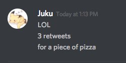macaponii's tweet photo. RT PLS
MORE RTS MORE PIZZA https://t.co/KXDqnxHbEK