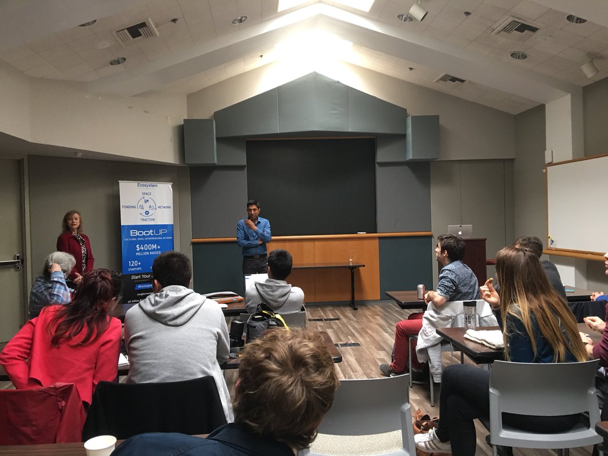 Day 3 in #SiliconValley thanks    <a href="/mukulbootup/">Mukul Agarwal</a> for your inspiring talk and your 5 advices for entrepreneurs : Purpose, Passion, Persitance, Progress and Pivot ! <a href="/BootUPVentures/">BootUP World</a> #UPSaclayChallenge