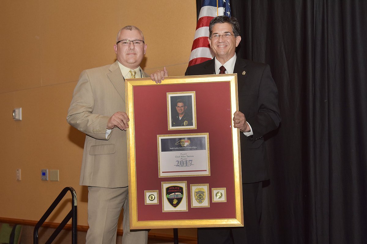 Thank you Chief Mike Yaniero of Jacksonville PD for your leadership as the 2017 NCACP President!