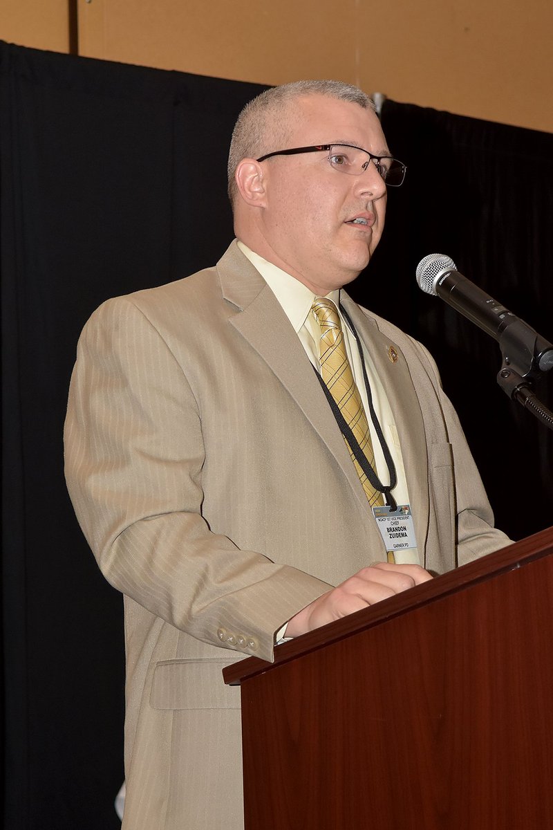 Congratulations to Chief Brandon Zuidema of Garner the 2018 NCACP President.