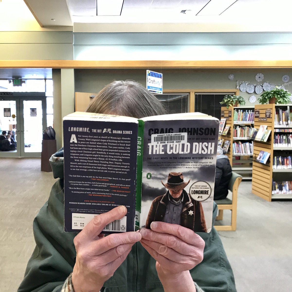 eplsdotorg's tweet photo. Dorothy just stopped by to make sure she was entered in this month's #EverettReads challenge. You still have a few hours before our 5pm deadline to get your entry in! https://t.co/g9PbKZAaUz https://t.co/A7Jkx4czTY