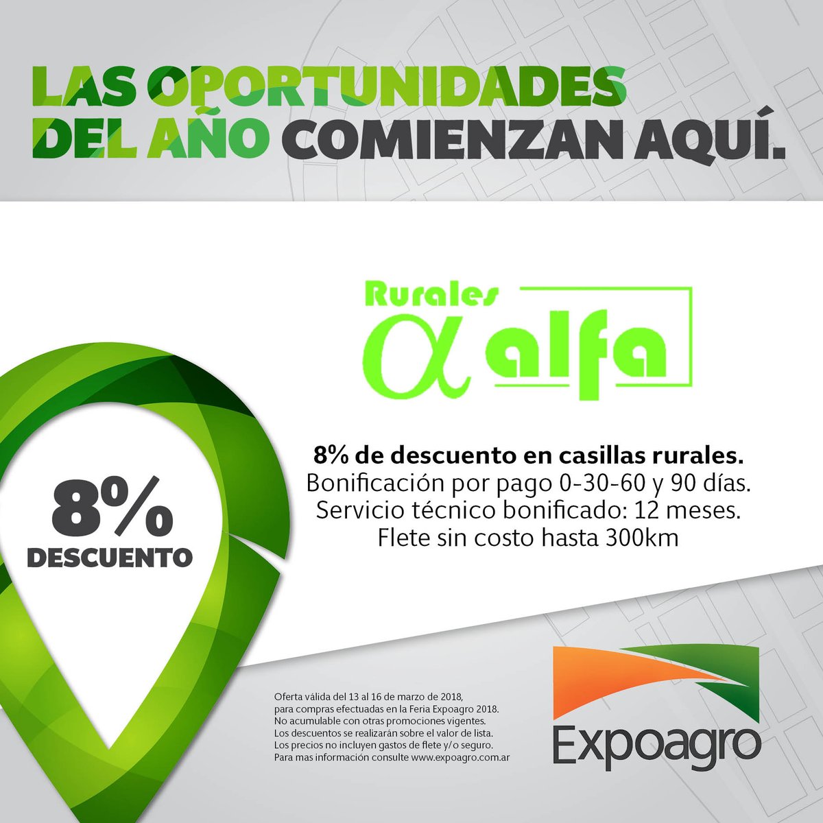 Expoagrocom's tweet photo. #Agroshock2018 🏷️
#Expoagro2018 es tu oportunidad de conseguir las mejores ofertas!
Buscá todas las promociones disponibles acá: https://t.co/WfIpDrkP97
#Secman - #RuralesAlfa - #RotorTanques - @runcosa https://t.co/F9O6B6ViBh