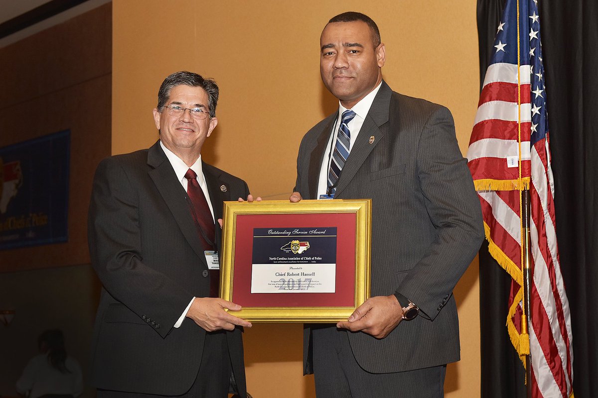 Chief Robert Hassell of Reidsville- 2017 NCACP Outstanding Award recipient. Thank you for your commitment, dedication, perseverance and service.