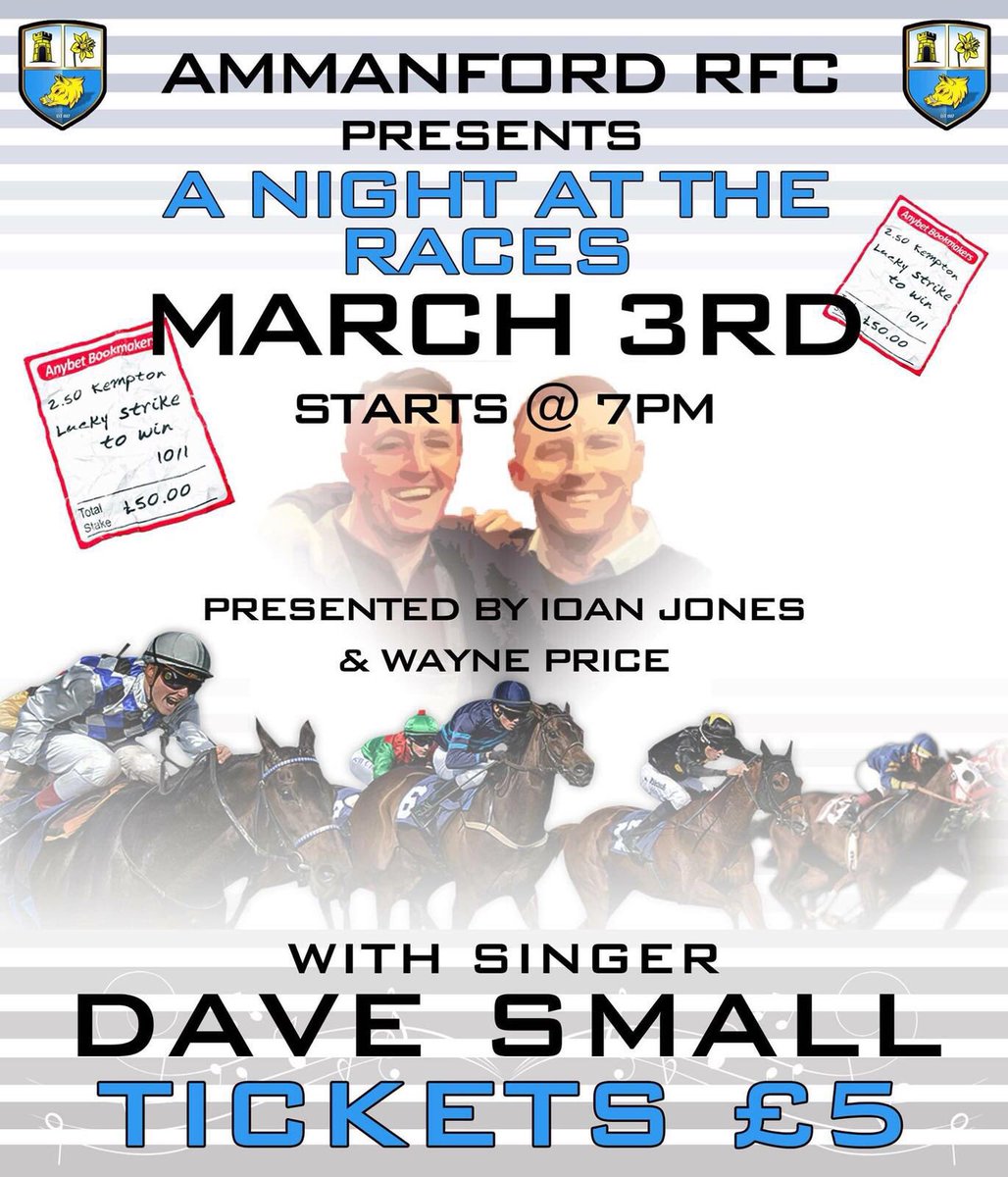 We’re hoping that the #BeastFromTheEast is kind to us in the West on the weekend. It’s a big day for the club.

1sts (A) to <a href="/ResolvenRFC/">Resolven RFC</a> 
Baa Baas (A) to <a href="/Tycroes_RFC/">Clwb Rygbi Tycroes</a> 
Youth (H) to <a href="/TumbleRFC/">Clwb Rygbi Y Tymbl</a> 

Not forgetting a great night of entertainment at the club with <a href="/wayneprice14/">Wayne Price</a> &amp; <a href="/Iowz9/">Ioan Jones</a>