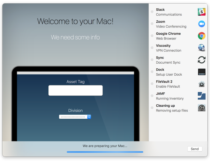 JamfSoftware's tweet photo. Looking to help #employees enjoy a fun &amp; informative #technology #onboarding experience? Watch this video to discover three free tools available in the #JamfMarketplace. https://t.co/2g7cRjX0nT https://t.co/MCfMbEQhQe