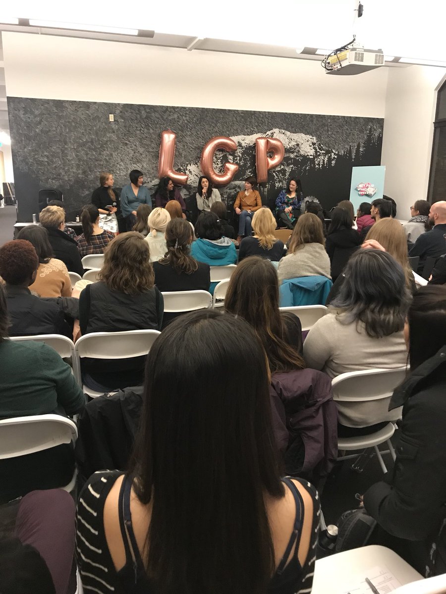 Woohoo! 💃🏽🎉 We’re kicking off our <a href="/ladiesgetpaid/">Ladies Get Paid 💃🏻💸</a> Ladies in #Tech Town Hall at @GA_Seattle! 🙌 #ladiesgetpaid #ladiesintech #seattle