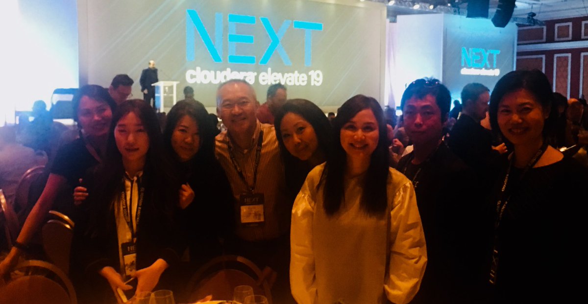 danielcfng's tweet photo. @cloudera #APAC fantastic and awesome #Marketing team... at Cloudera #Elevate19 #PoweringMachineLearning #PoweringAnalytics #Optimised4Cloud #ML #AI #BigData https://t.co/ljdl3TL3iW