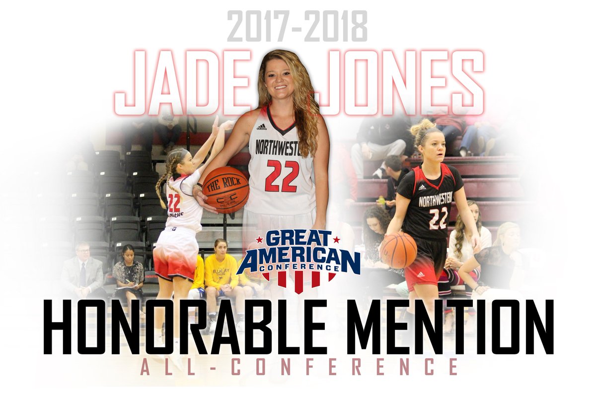 NWOSUAthletics's tweet photo. WBB | Congratulations to @NWOSUWBB junior Jade Jones on her GAC All-Conference Honorable Mention!

#RIDERANGERSRIDE https://t.co/eOAJmgoAYk