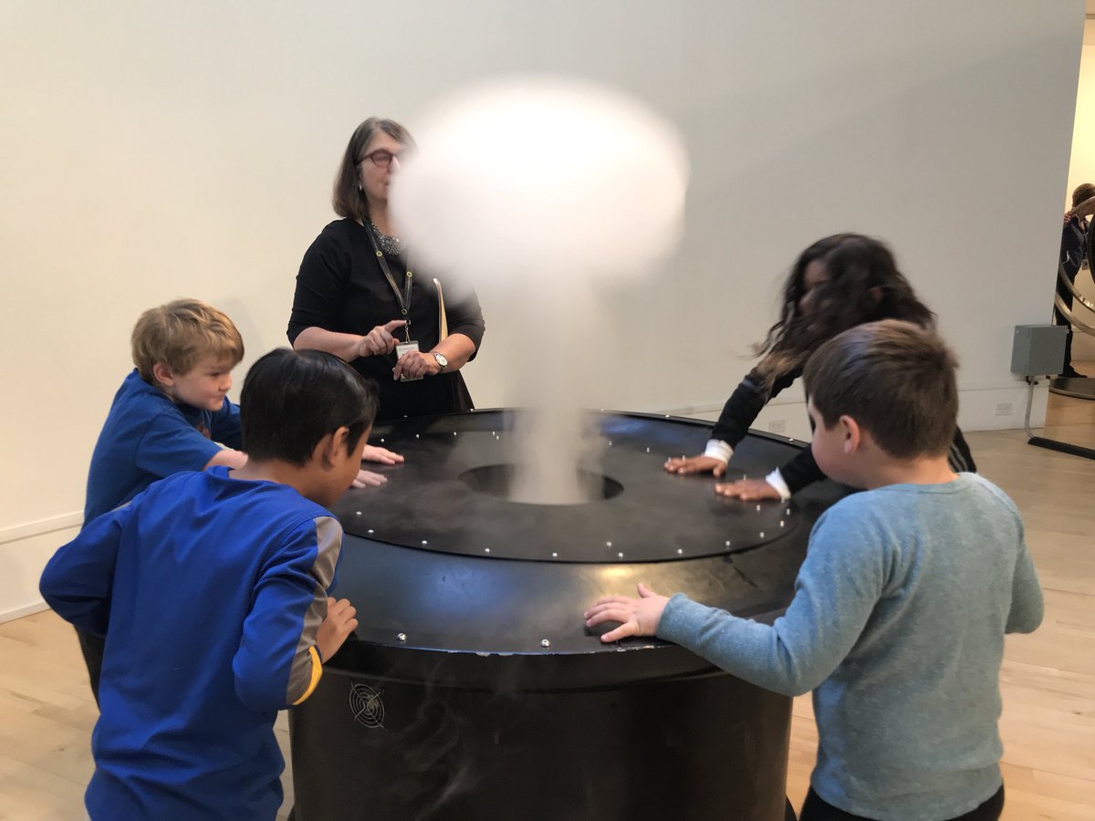 MsWherritt's tweet photo. Lots of learning from Ned Khan’s artwork at the Bedford Gallery today! @BuenaVistaWCSD https://t.co/7x3kJEpAIF