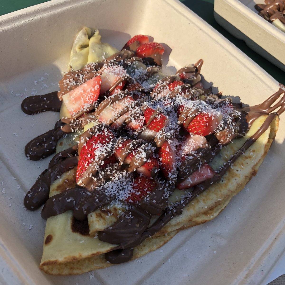 courtneyrandi's tweet photo. I ate this today and my stomach hated me but no regrets cause Nutella #allregrets https://t.co/OopxZqFVjv