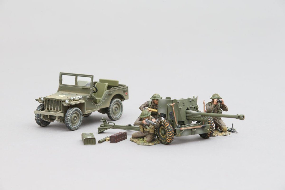 peternathantoy1's tweet photo. New in stock from #ThomasGunn: British #WWII 6pd Anti-Tank gun with crew and #RAF Bantam jeep

For more details, click here:
https://t.co/3P767q1Zae

#militaryhistory #toysoldiers #theQVB #Sydney https://t.co/UJMlImgDHk