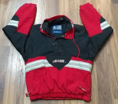trail blazers starter jacket