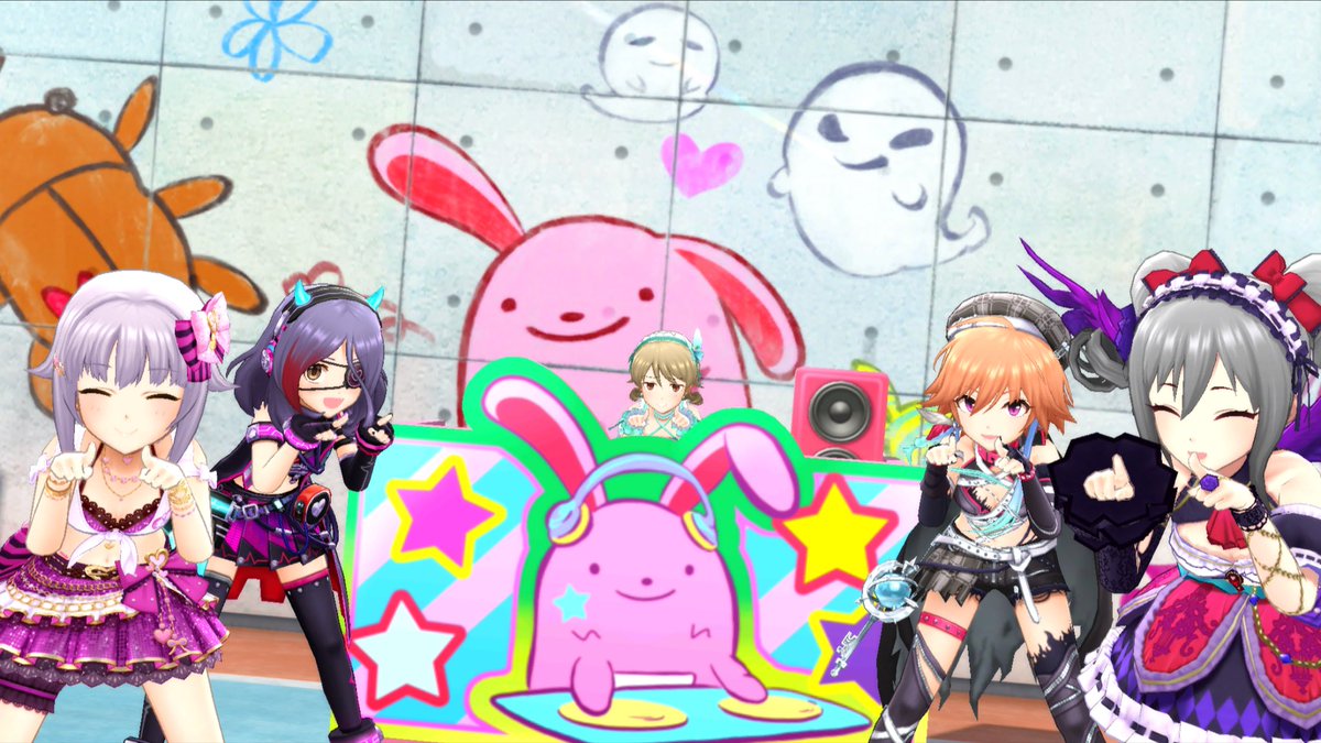 デレステ写真館 個性が強いデレマス14歳組 輿水幸子 森久保乃々 神崎蘭子 二宮飛鳥 早坂美玲 デレステスクショ部 デレマス14歳組