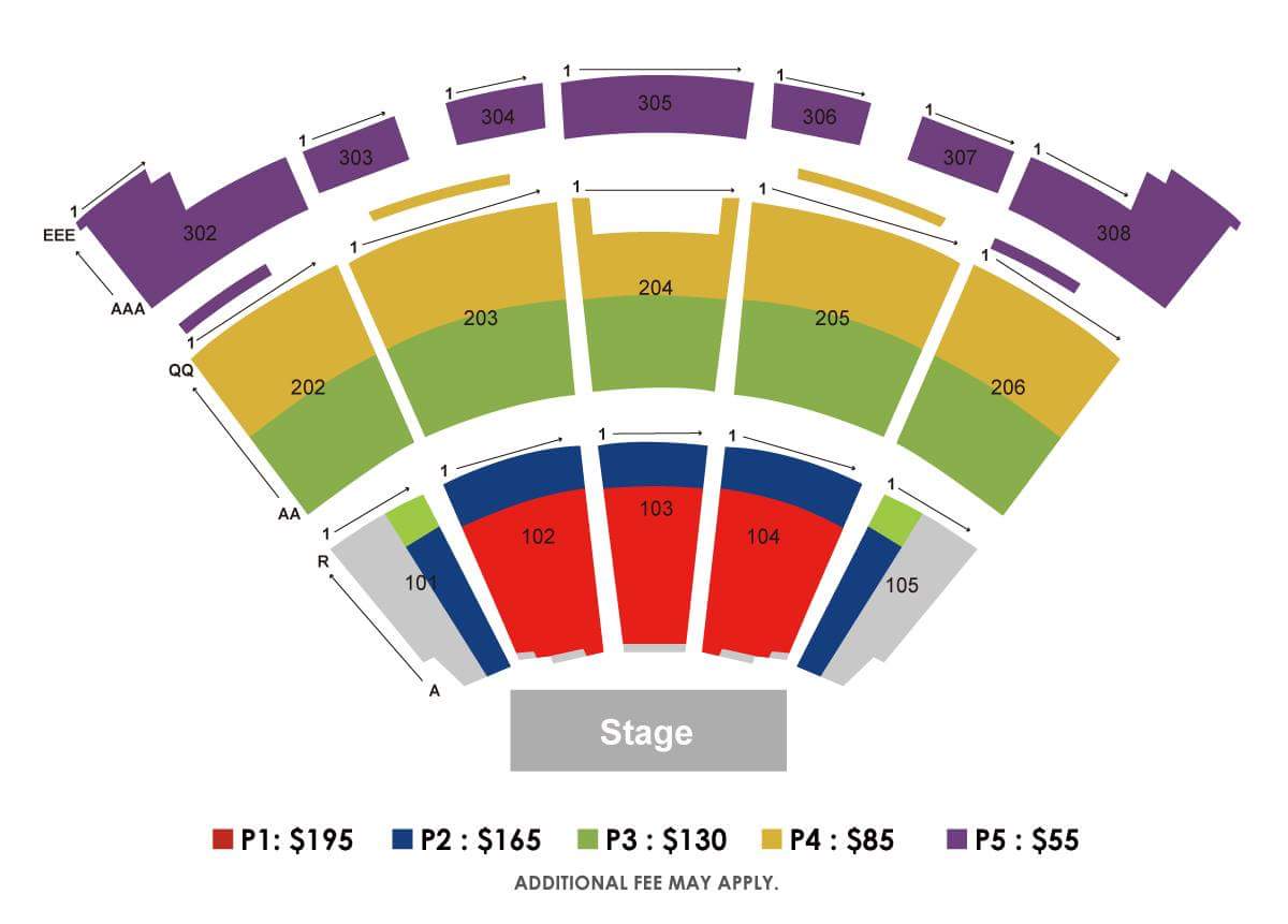 Verizon Theater Seating Chart View