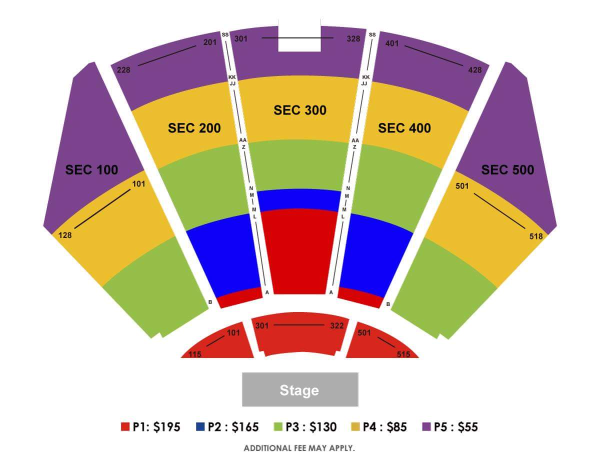 Nokia Seating Chart Los Angeles