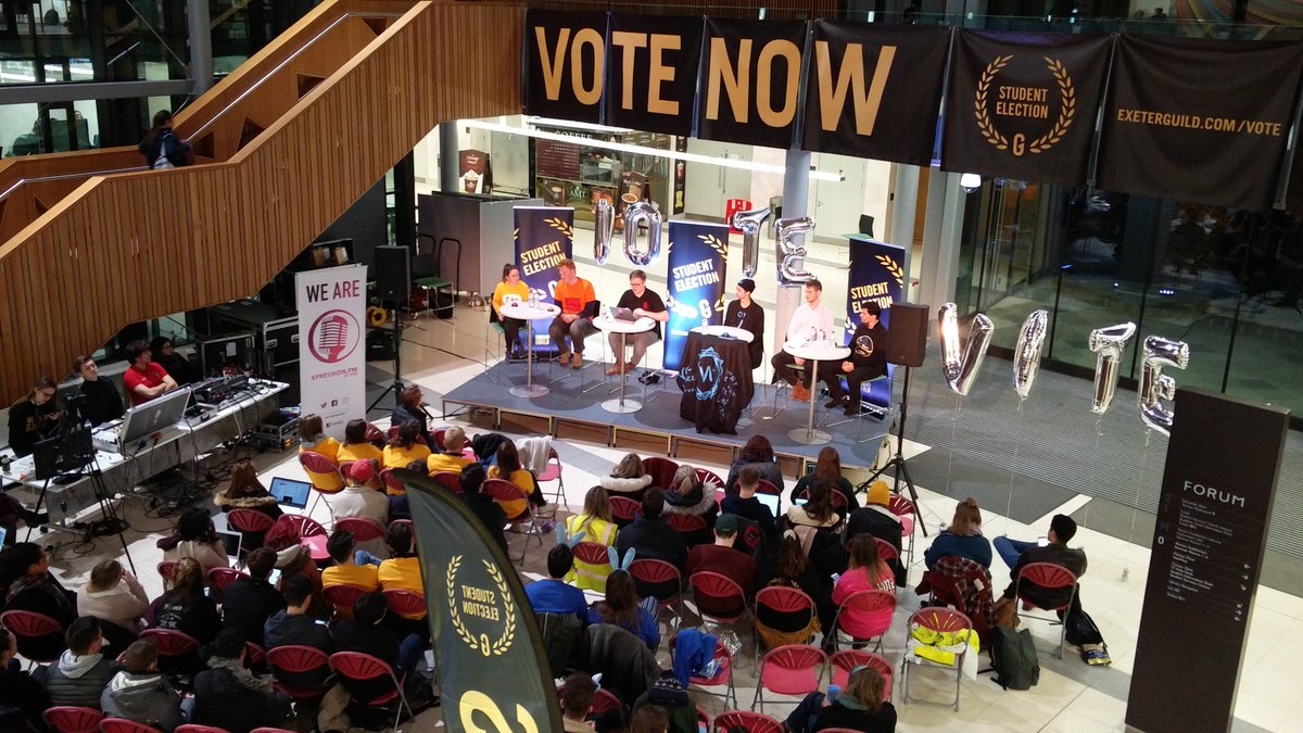 ExeTechExeter's tweet image. Proud to be supporting @ExeterGuild with election debates alongside @XpressionFM #ExeterVote #TechWithMe
