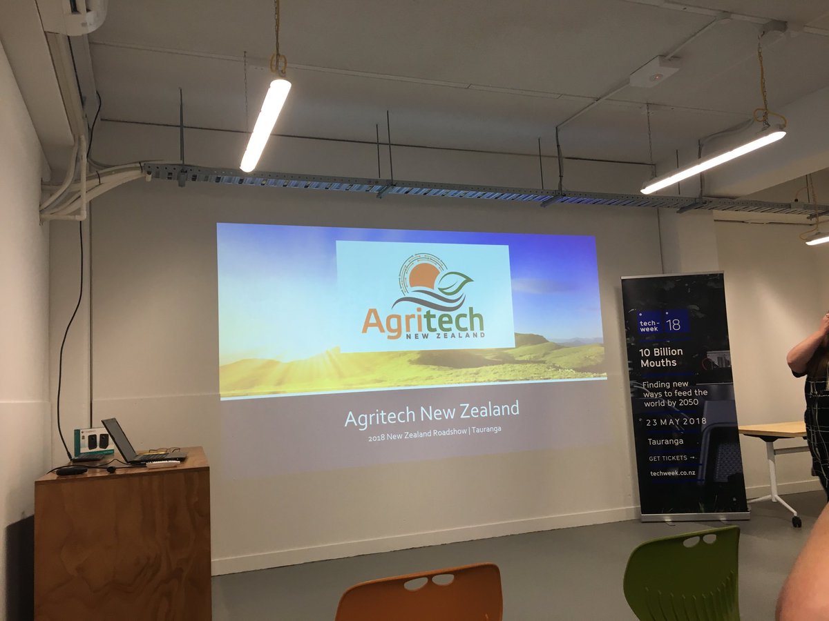 jolenehellund's tweet photo. #Agritech New Zealand roadshow in Tauranga kicking off. #agriculture #Agribusiness #AgTech https://t.co/iBA206HL9Y