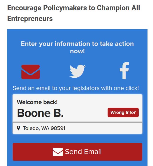 Excited my engagement during <a href="/KauffmanFDN/">Kauffman Foundation</a> #2018 State of #Entrepreneurship Address lead to a meeting with Rep. Ed Orcutt
of the 20th District :) #Influencers for #ZeroBarriers #startups | Start a Conversation with your #Policymakers NOW! Visit kauffman.org/what-we-do/ent…