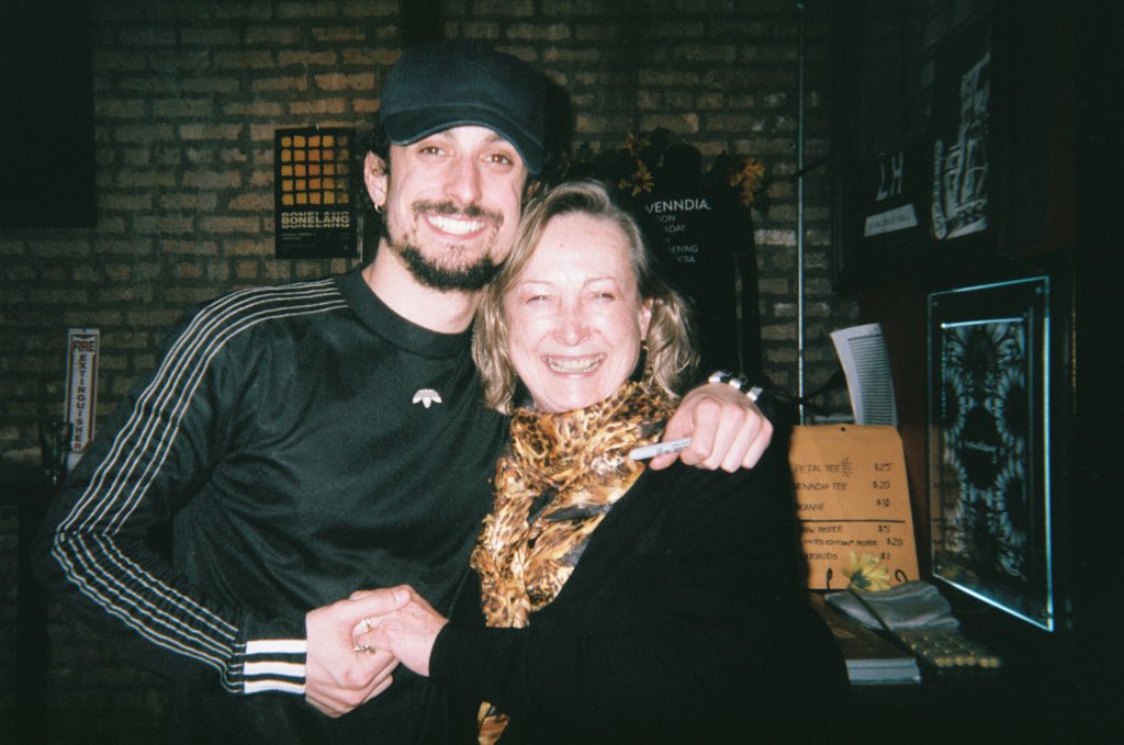 Bonelang's tweet photo. This is a photo that @dankanvis took of my mother and I. Thanks Danny. I love it. -Samy https://t.co/f7DqqTbia5