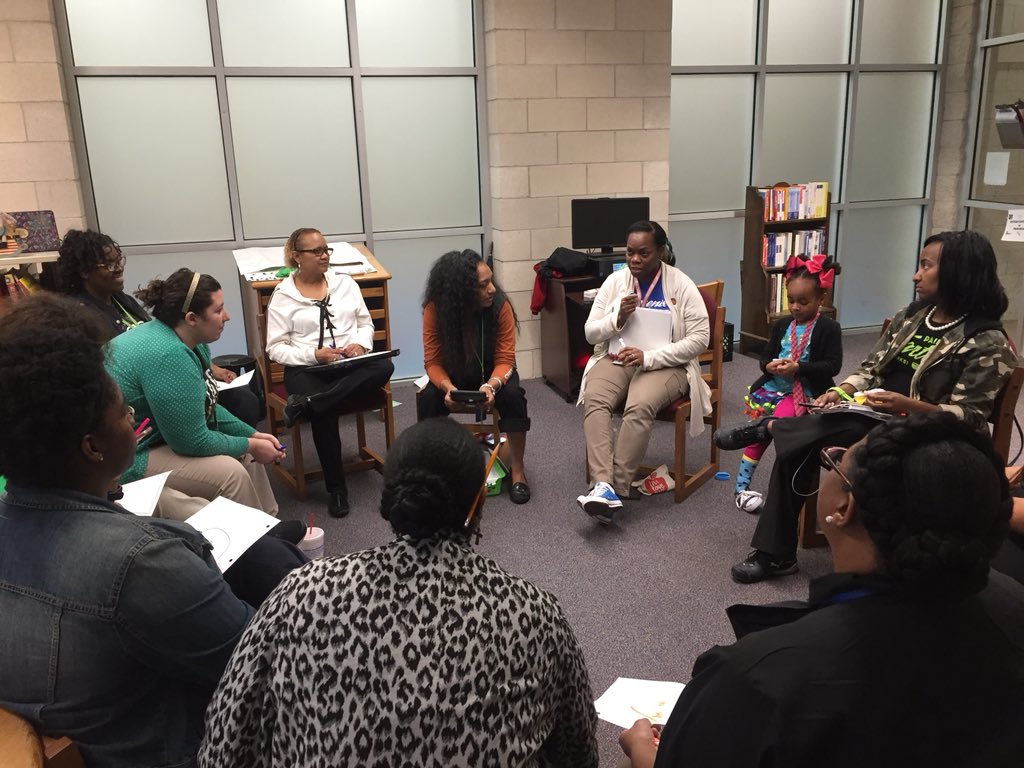 msedbostic's tweet photo. Restorative Circles Behavior PD with @TerraTweetsNews @JanaMartinMath @HeyMrJSmith and @whyndii teaching alternative ways to do behavior management https://t.co/BDLVmgQnAz