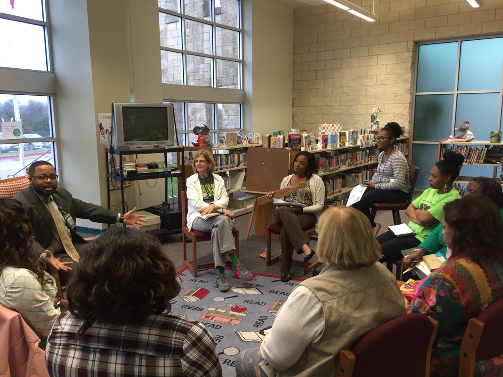 msedbostic's tweet photo. Restorative Circles Behavior PD with @TerraTweetsNews @JanaMartinMath @HeyMrJSmith and @whyndii teaching alternative ways to do behavior management https://t.co/BDLVmgQnAz