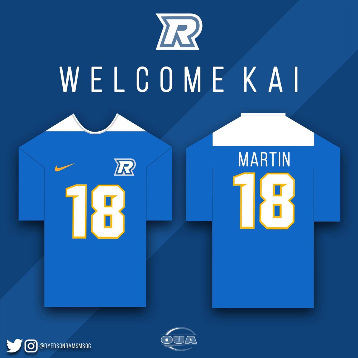 tmuboldmsoc's tweet photo. ‼️RECRUIT ALERT‼️
A great man once said: "Anotha one" ☝🏻
Kai Martin is the next member to join the #Ramily this upcoming season 🙌🏻
• • •
Kai is a defender who also comes to us from the @Markham_SC 
• • •
Like Oliver, Kai will be studying Business Management 📖 https://t.co/5gfuUazsLj