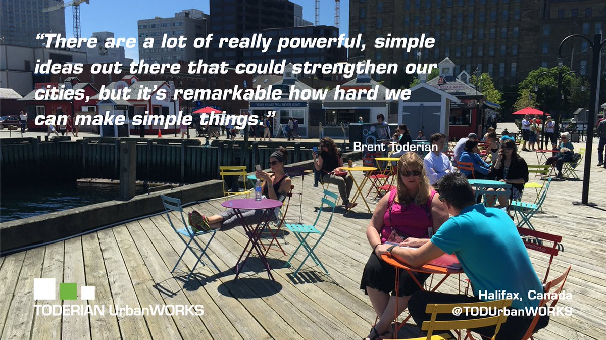 TODUrbanWORKS's tweet photo. Although there are no “silver bullets” for better cities, the best ideas for animating &amp; enlivening our streets, neighbourhoods &amp; cities are sometimes the simplest. Let’s stop making smart, simple ideas hard. #tacticalurbanism #popupcities #lighterquickercheaper #leanurbanism https://t.co/0oSwEBqFFv