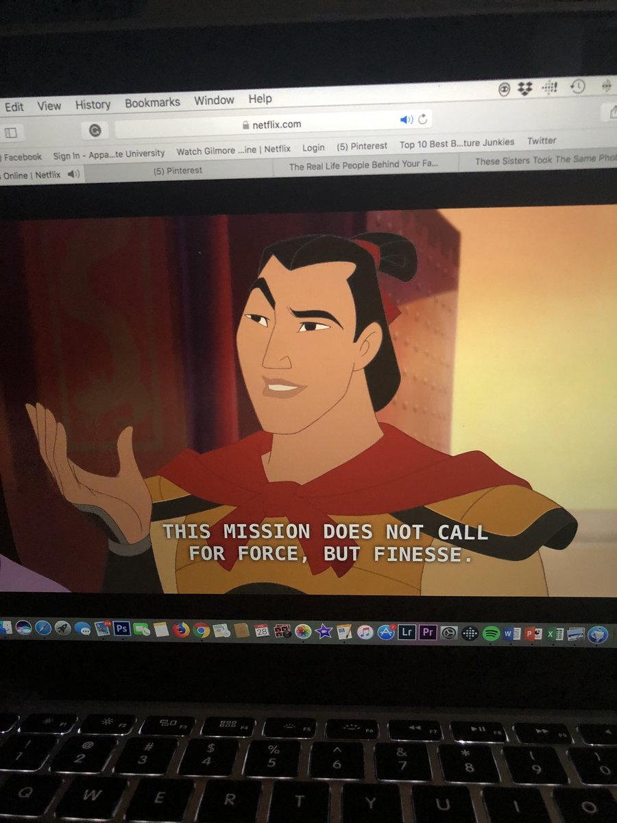 MaddieCGriffin's tweet photo. When the movie “Mulan” used “Finesse” first. #Finesse #dateyebrow https://t.co/dy8CKImf0d