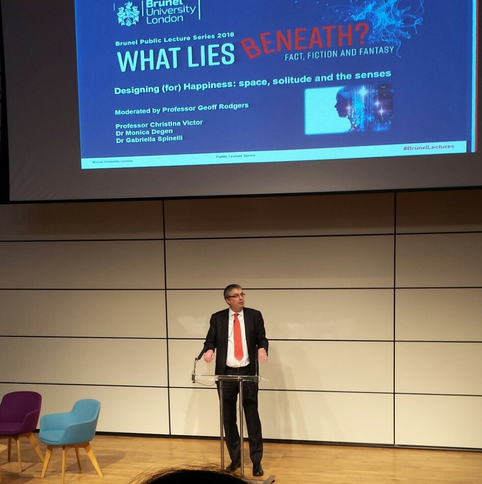 Prof Geoff Rodgers introduces the latest of #BrunelLectures