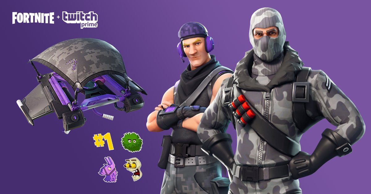 Fortnite on Twitter: quot;Get the Fortnite Twitch Prime pack now! It includes two exclusive outfits 