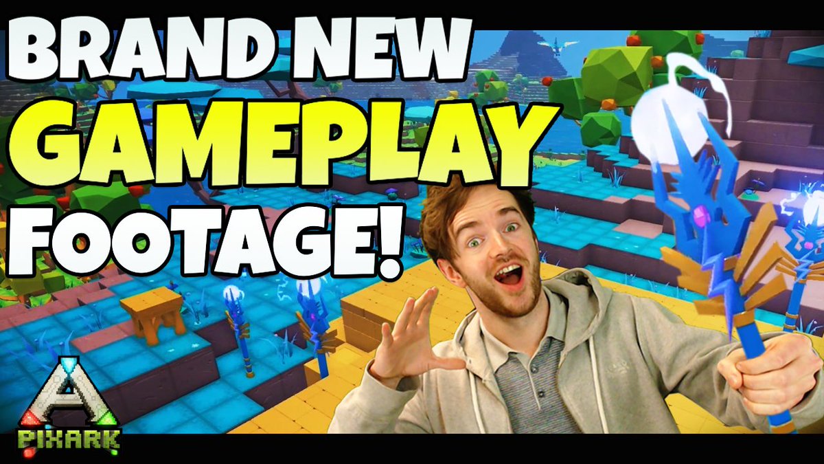 steggs101's tweet photo. BRAND NEW GAMEPLAY FOOTAGE OF #PixARK, we're looking over it to figure out all the details! @OfficialPixARK  https://t.co/U75cUYA4EY https://t.co/V1IeQKRPab
