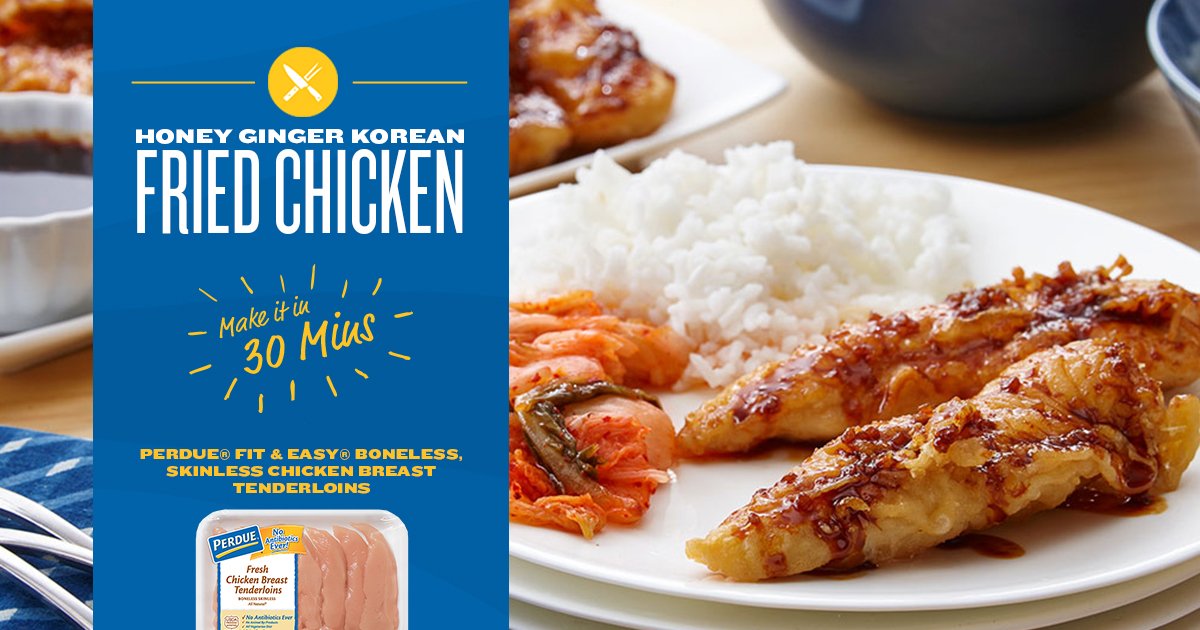 joshualeebennet's tweet image. This honey ginger Korean fried @PerdueChicken recipe won’t disappoint! Give it a try! #Promotion #PerdueCrew - sot.ag/7nqD3