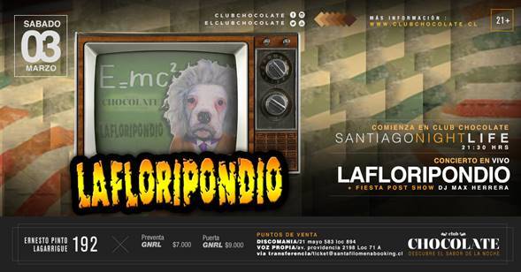 RadioPopCL's tweet photo. La Floripondio llega al Club Chocolate #ClubChocolate #LAFloripondio https://t.co/IzcbqG6gRw https://t.co/ZuzMLhtD5q