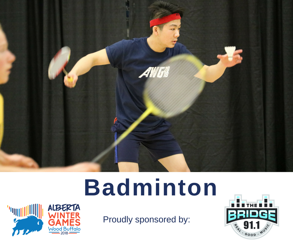 Thank you @911TheBridge for being our sport sponsor for Badminton.

See more photos of Badminton from the Alberta Winter Games here: bit.ly/2F1MJED #YMM #RMWB