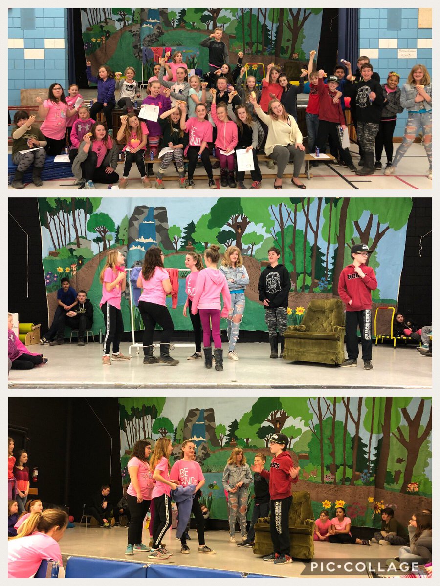 Students are working so hard at our school musical, Emperor’s New Clothes. We are so proud of all their hard work and dedication. @alcdsb_olmc @Teacheramy75 #amazingtalents #Godgiventalent
