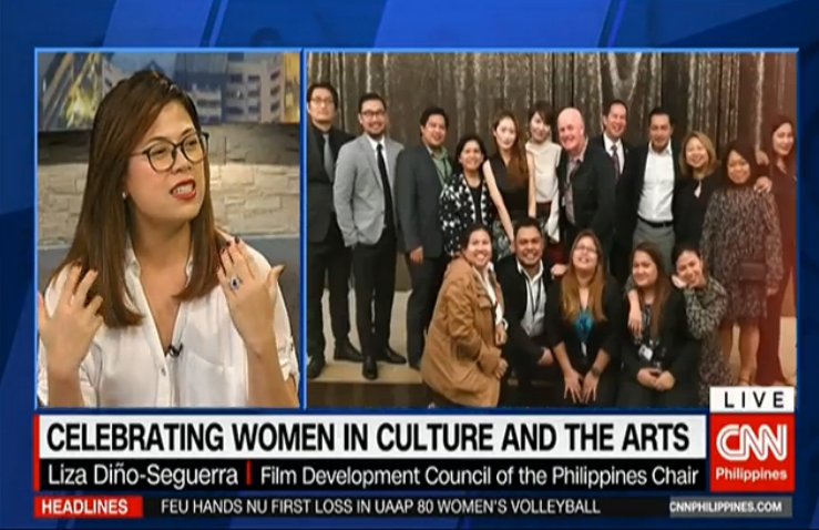 newswatchplusph's tweet photo. .@lizadino: They say behind the success of every man is a woman. We're the ones who put the heart and soul in the things that we do. | #CNNPHNewDay live https://t.co/CaczwF9CtH https://t.co/aYXUJE5kld