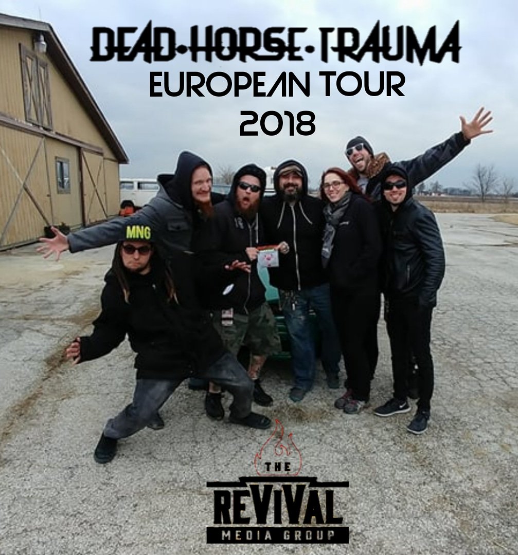 RevivalMediaGrp's tweet photo. Be safe boys, we want to see you at @RevivalistParty @deadhorsetrauma!

#Revivalist
#DHTtour
#EuropeanTour https://t.co/pVxg661coW