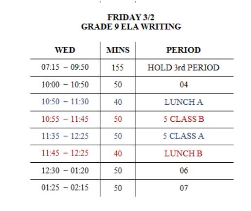 PoincianaPoint's tweet photo. Friday's bell schedule: https://t.co/xAm0nKkz5V