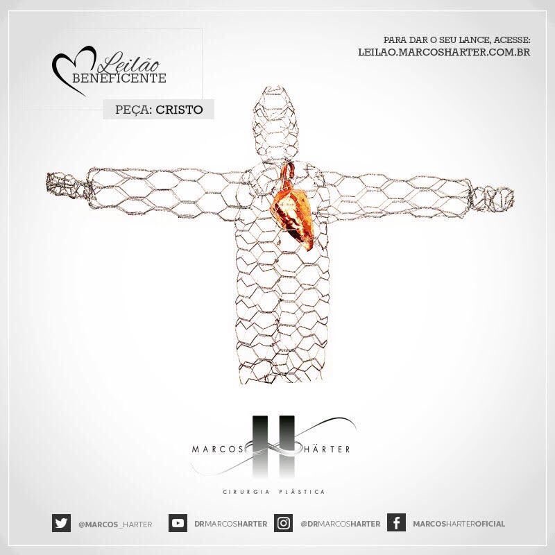 LEILAO MARCOS HARTER rolando até dia 02/03! Acesse leilao.marcosharter.com.br e participe do leilão da peça Cristo!