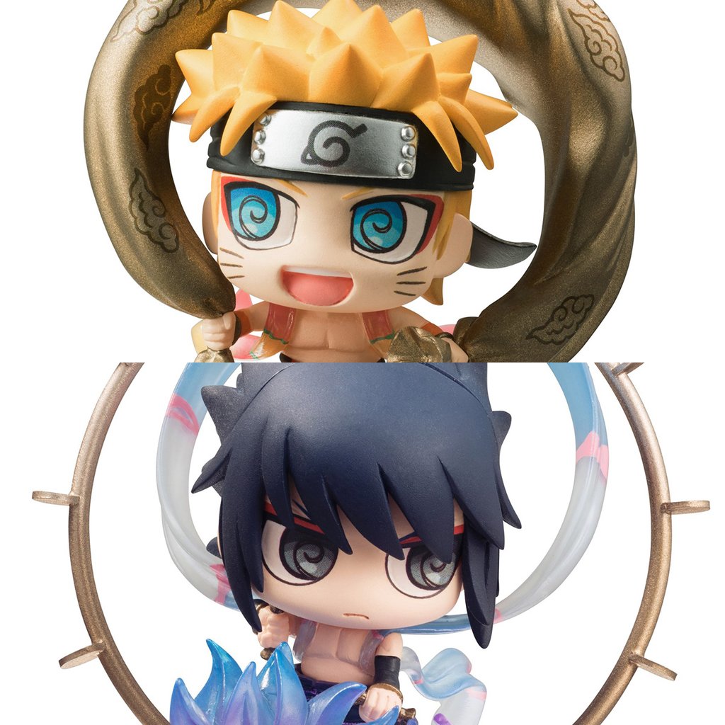 From Naruto Shippuden comes a set of Petit Chara Land figures featuring the  main character Naruto Uzumaki dressed as a \, image size:1024x1024