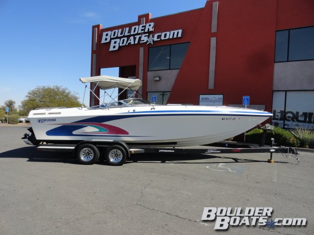 BoulderBoatSale's tweet image. 1997 Checkmate Convincor 253. Low hour boat in great condition. For more info visit: BoulderBoats.com #Checkmate #HighPerformanceBoat #Racing