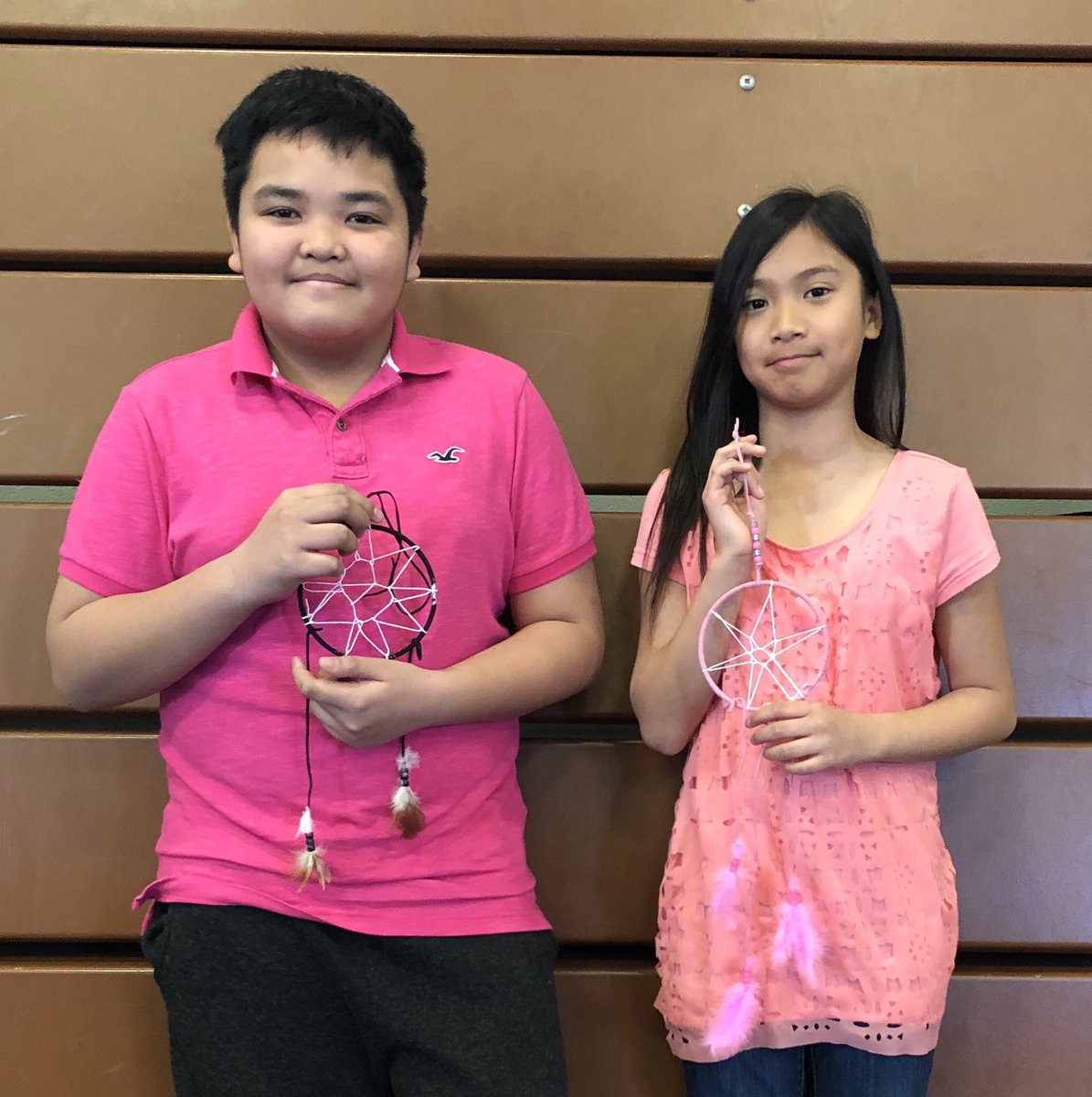 wendylgroot2's tweet photo. Our 7 Teachings dream catcher recipients for Feb. are Noel and Hannah for demonstrating Love. https://t.co/MhDYoQZveU