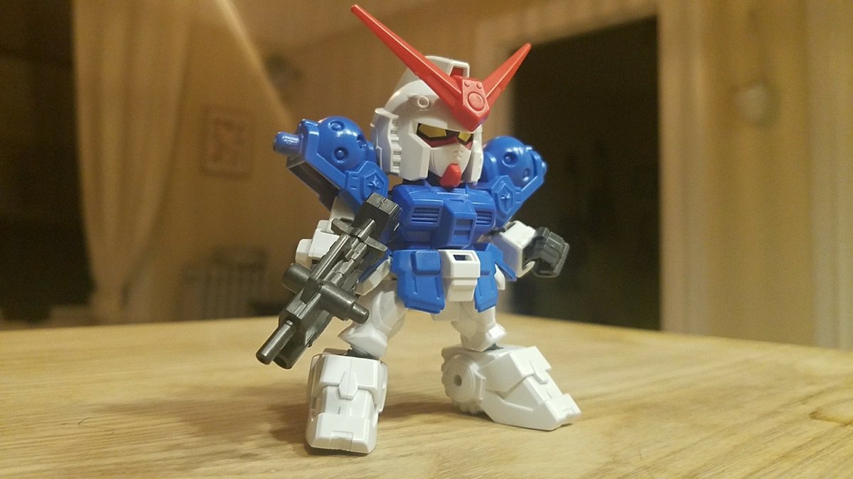 Lazer2128's tweet photo. New work in progress. SD Captain Gundam kitbash. https://t.co/zrsJ2UOYvi
