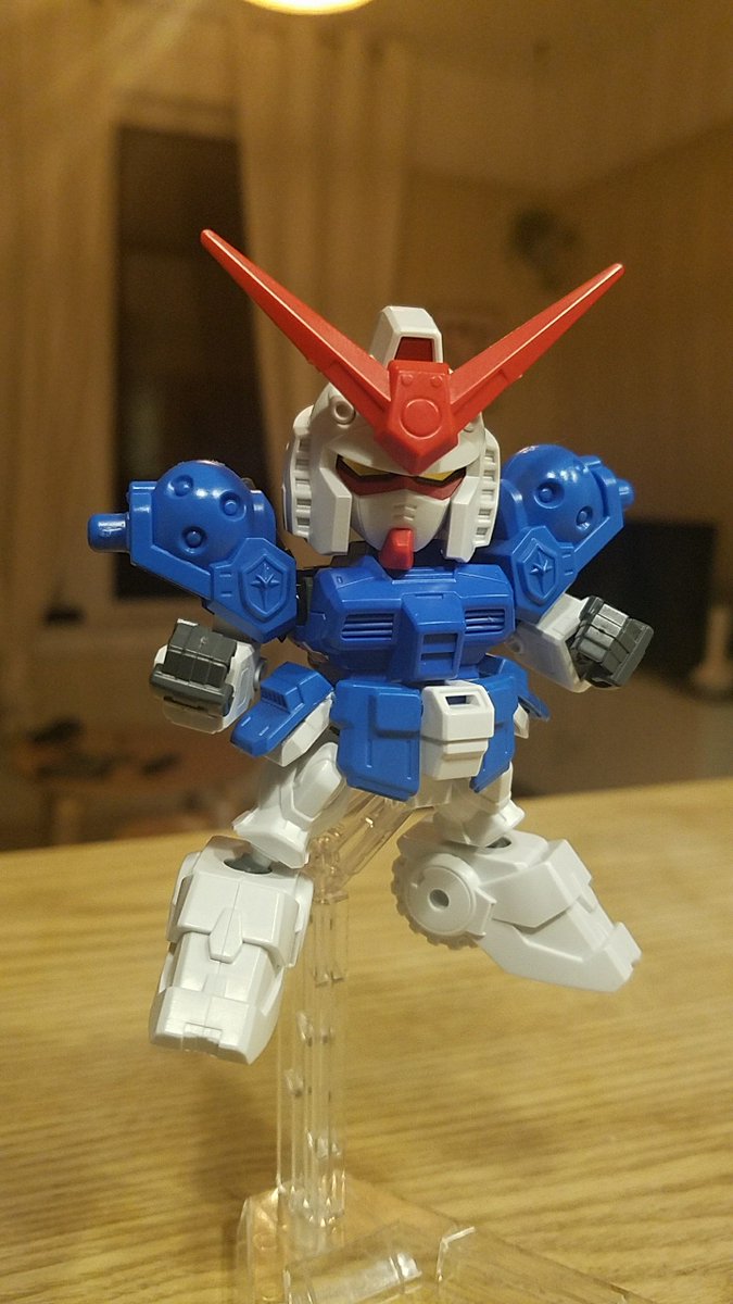 Lazer2128's tweet photo. New work in progress. SD Captain Gundam kitbash. https://t.co/zrsJ2UOYvi