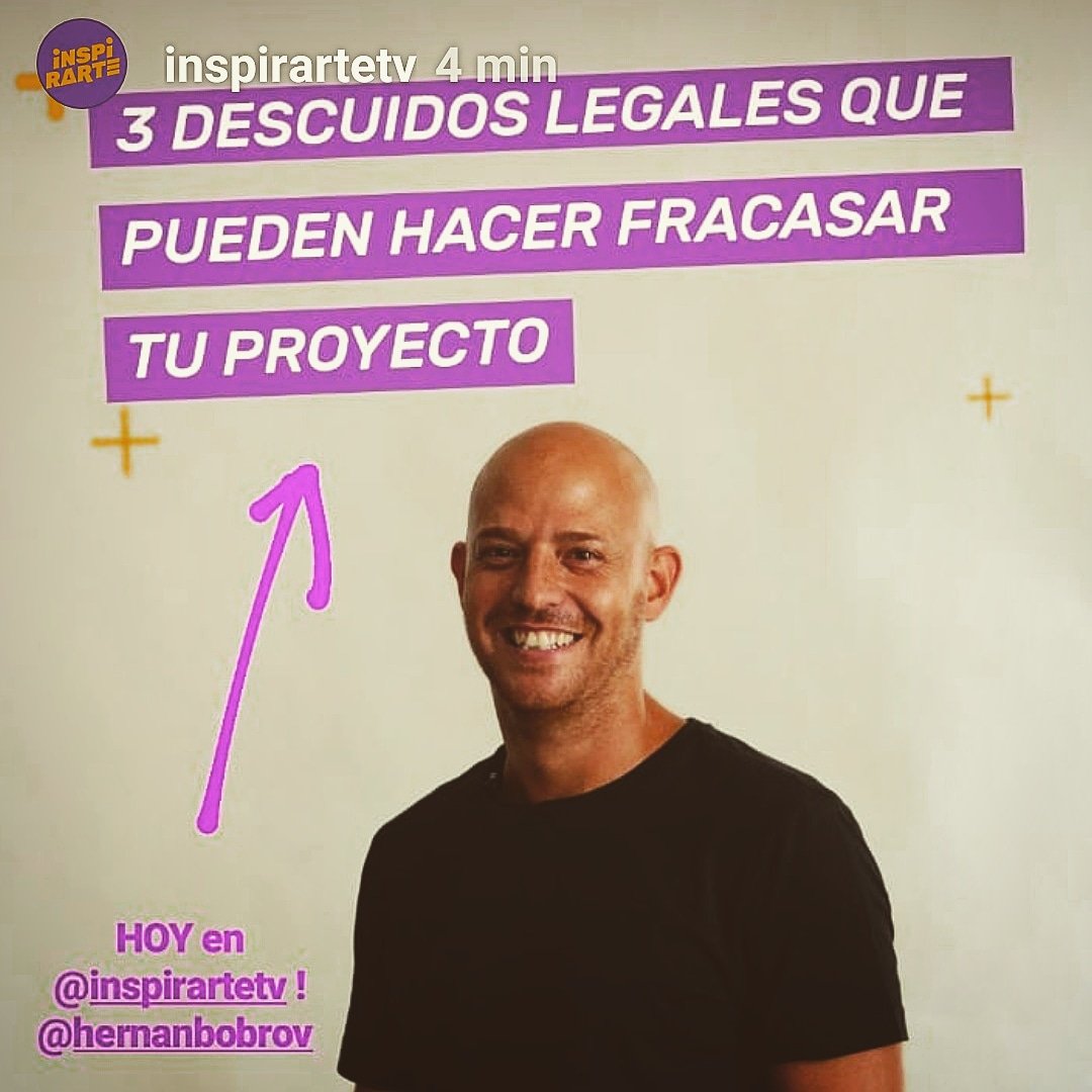 PhoebusAbogados's tweet photo. Hoy en @Inspirartetv a la medianoche por @Canal5deRosario estará @HernanBobrov brindando sus consejos legales para emprendedores! https://t.co/ZnHLY3OIuO