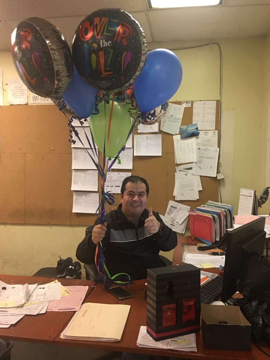 STGLogisticsLIN's tweet photo. Shouting out Happpy Birthday to one of the best bosses around Scooby!! #HBD #STG #workfamily #linden https://t.co/aIrwupl5aa
