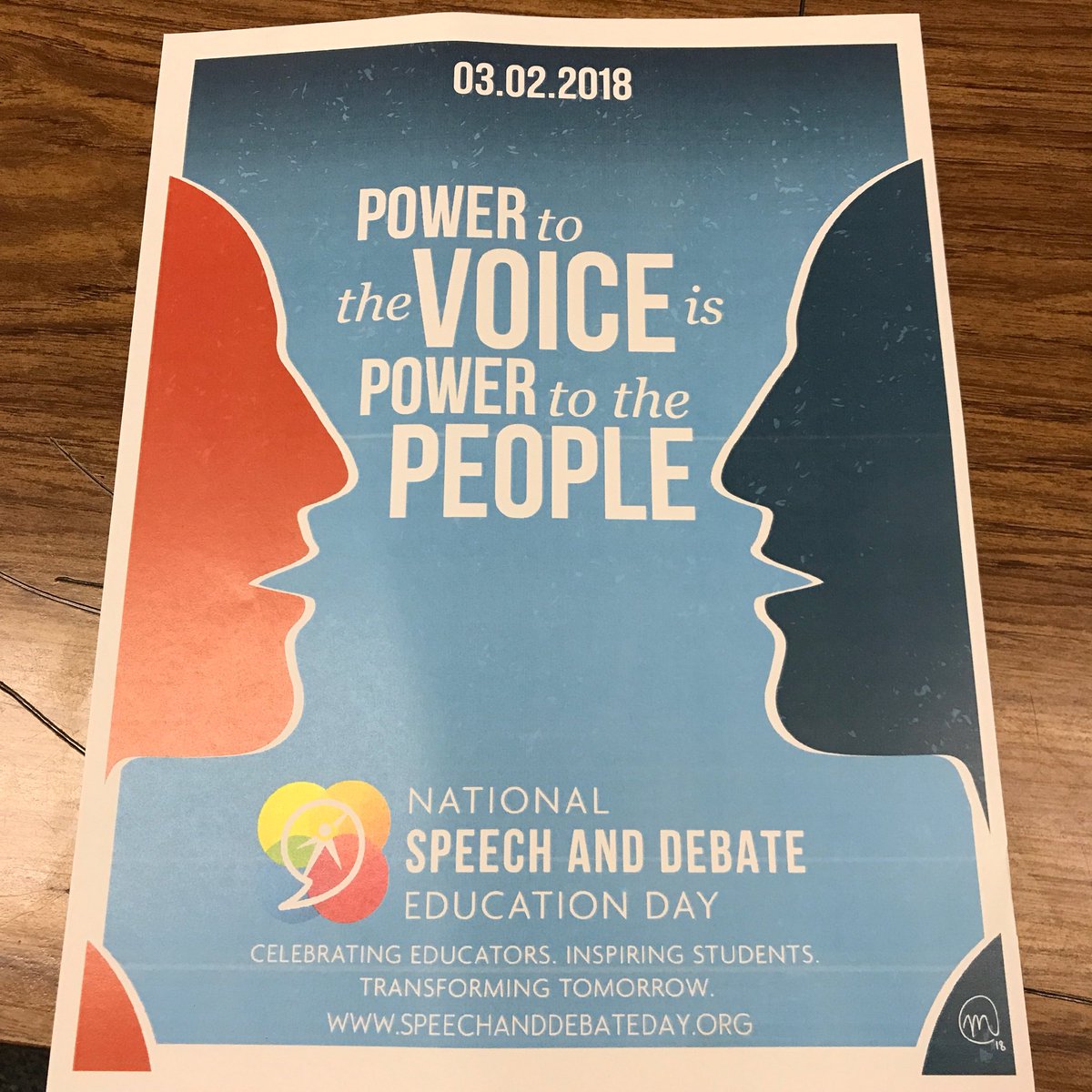 Everyone get pumped for National Speech &amp; Debate Education Day!! #yayspeech #publicspeaking #2moredays